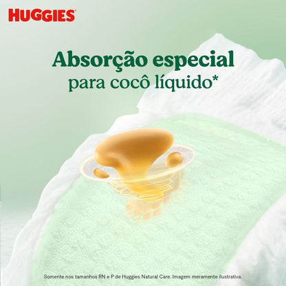 Fralda Huggies Natural Care RN 34 Unidades