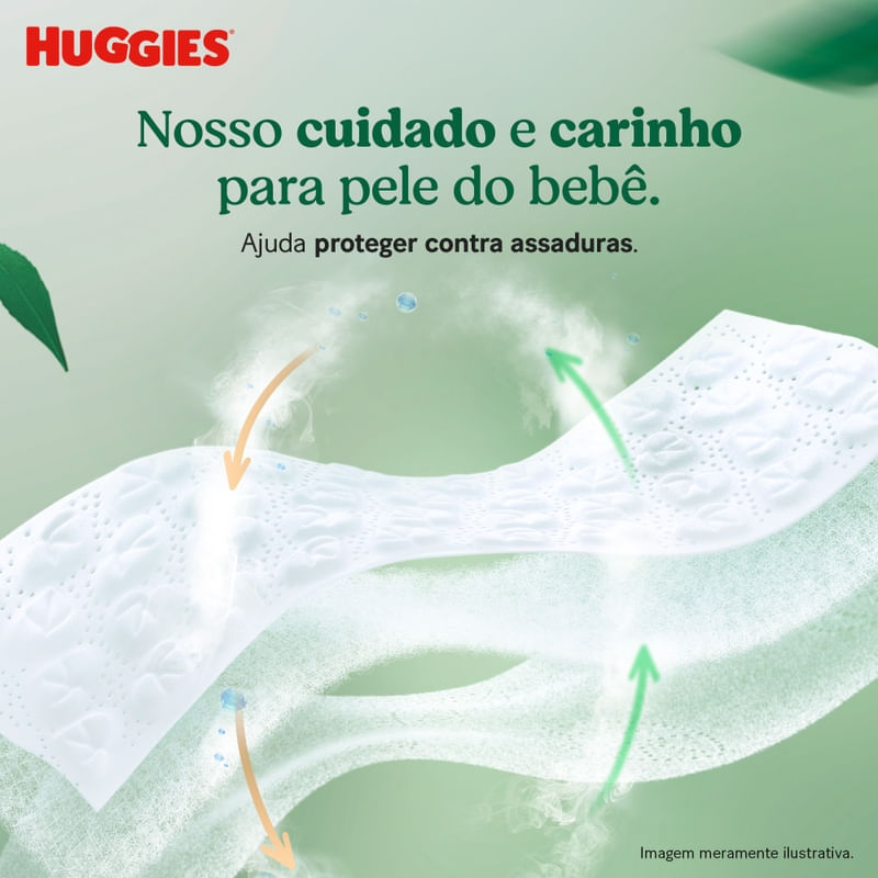 Fralda Huggies Natural Care P 36 Unidades
