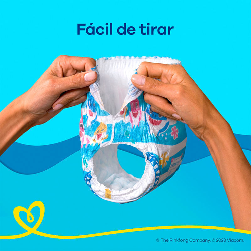 Fraldas Pampers Splashers Baby Shark XG 10 Unidades