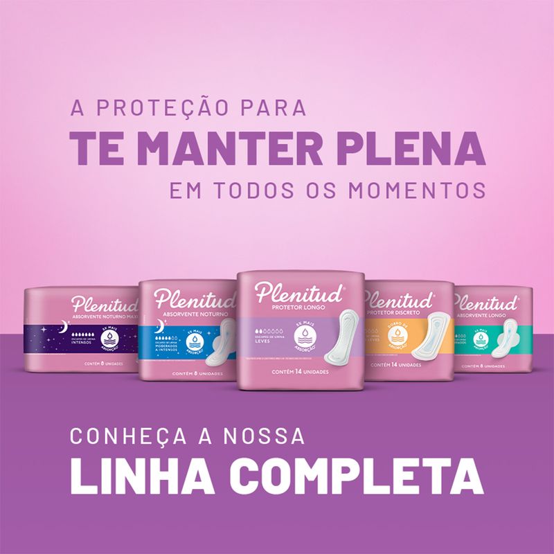Protetor Longo Plenitud Femme para Escapes de Urina 14 Unidades