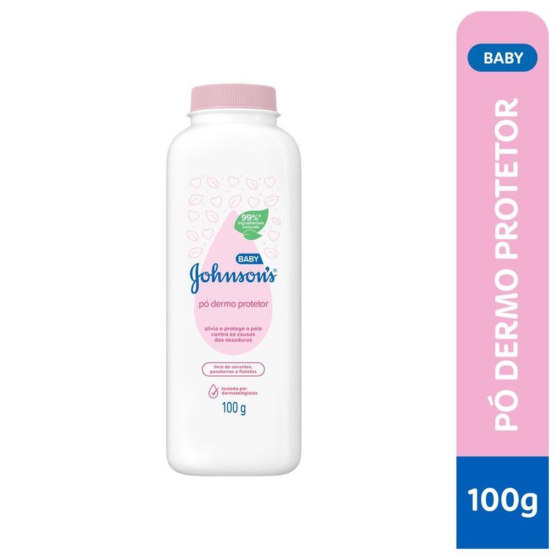 Talco Johnson's Baby Pó Dermo Protetor 100g