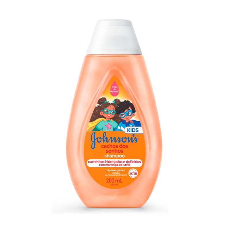Shampoo Johnson's Baby Cachos dos Sonhos 200ml