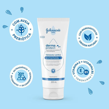 Hidratante Nutritivo Johnson's Baby Derma Protect 200ml