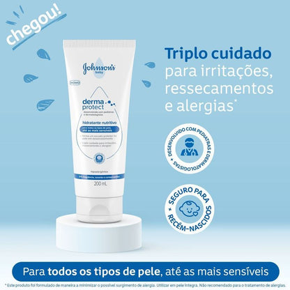 Hidratante Nutritivo Johnson's Baby Derma Protect 200ml