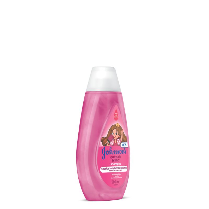 Shampoo Johnson's Baby Gotas de Brilho 200ml
