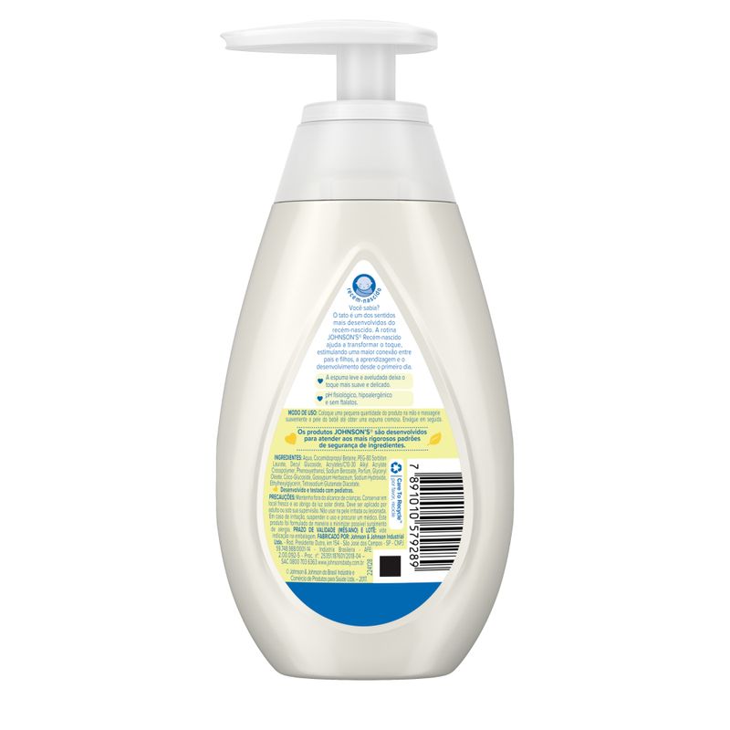 Sabonete Líquido Johnson's Baby Recém-Nascido 200ml