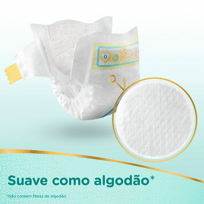 Fraldas Pampers Recém Nascido Premium Care RN+ 36 Unidades