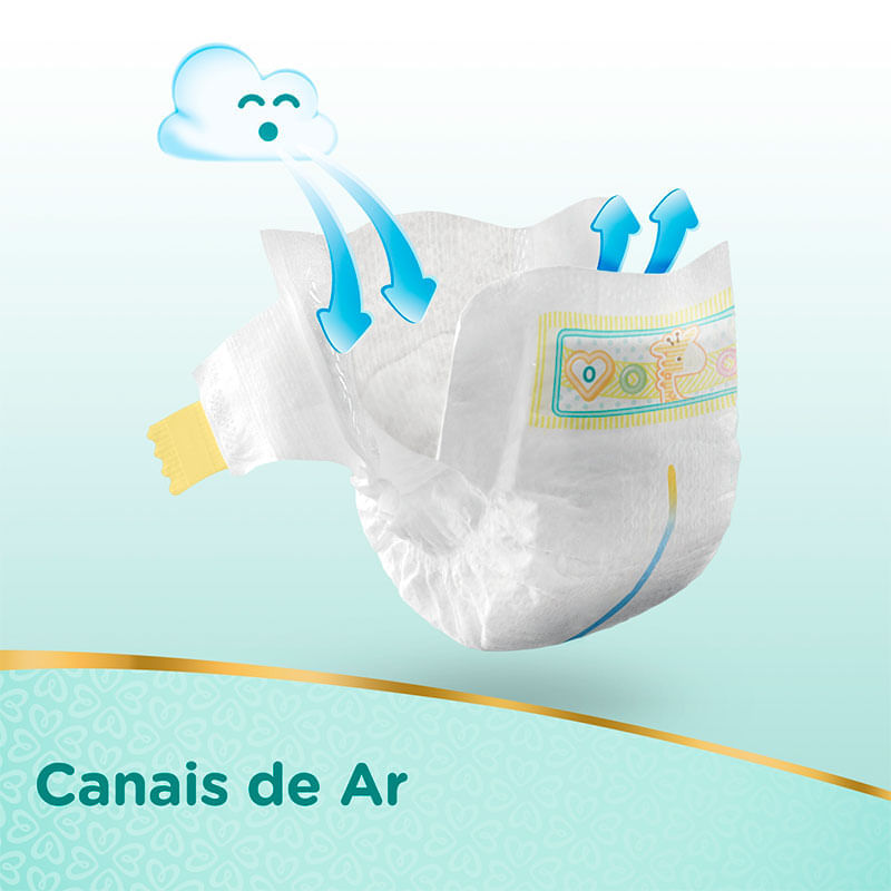 Fraldas Pampers Recém Nascido Premium Care RN 20 Unidades