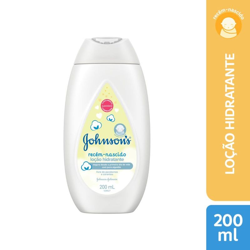 Loção Hidratante Johnson's Baby Recém-Nascido 200ml