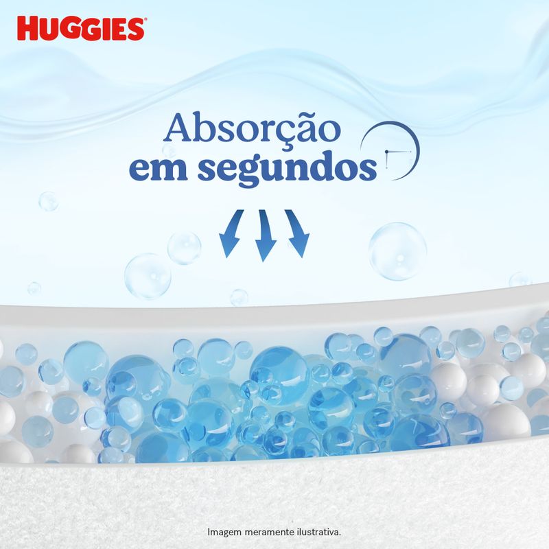Fralda Huggies Rápida Absorção Embalagem Economica G 36 Unidades