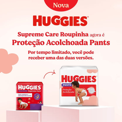 Fralda Huggies Roupinha Pants Proteção Acolchoada G 88 Unidades