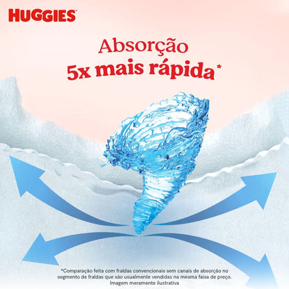Fralda Huggies Máxima Proteção M 104 Unidades