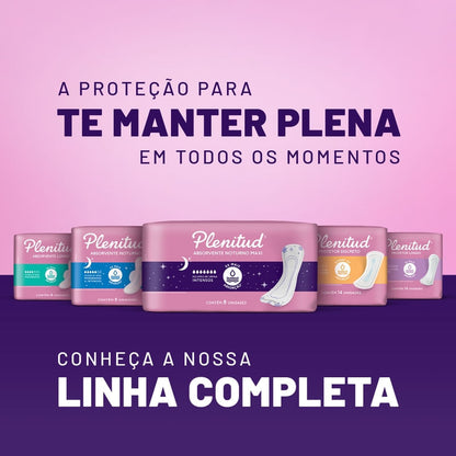 Absorvente Noturno Maxi Plenitud Femme para Escapes de Urina 8 Unidades