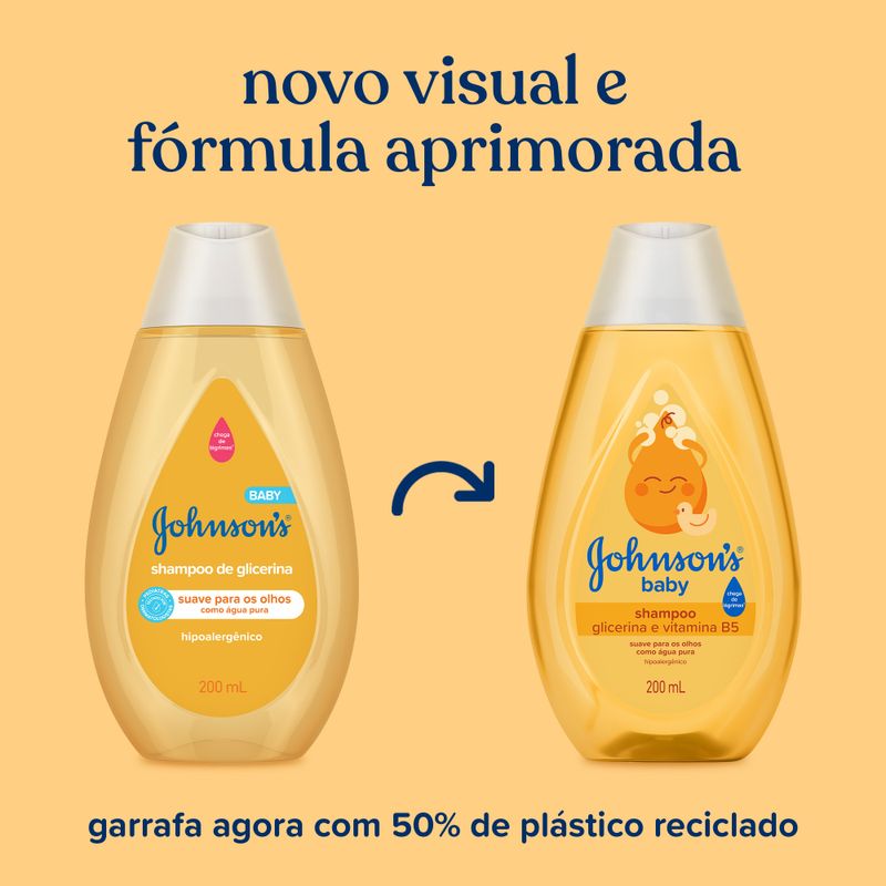 Shampoo Johnson's Baby Glicerina 200ml