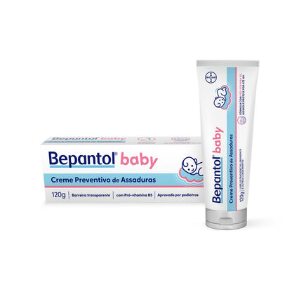 Creme Preventivo de Assaduras Para Bebês Bepantol Baby 120g