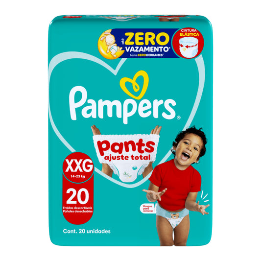 Fralda Pampers Pants Ajuste Total XXG 20 Unidades