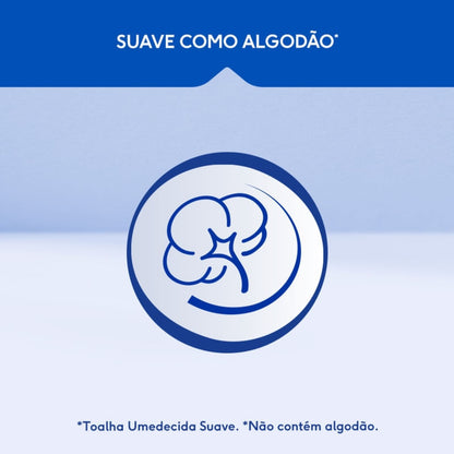 Toalha Umedecida Plenitud para Cuidado Adulto 42 Unidades