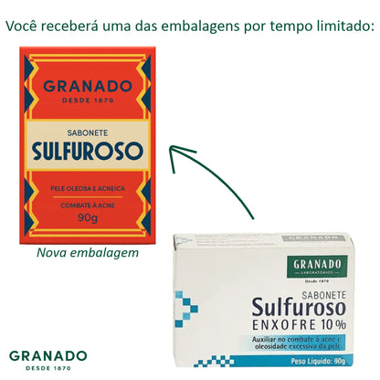 Sabonete em Barra Granado Sulfuroso Enxofre 10% 90g