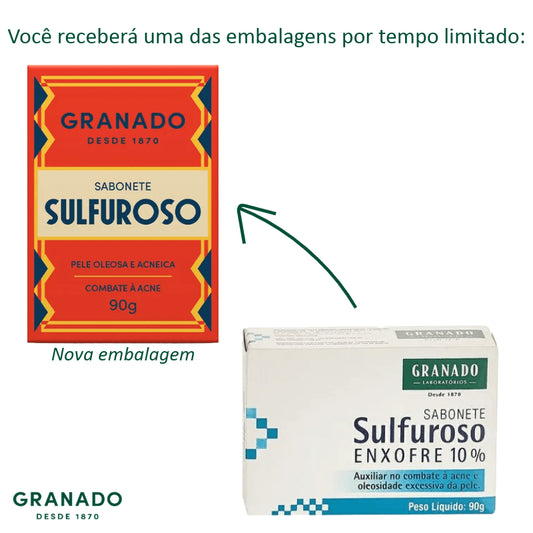 Sabonete em Barra Granado Sulfuroso Enxofre 10% 90g
