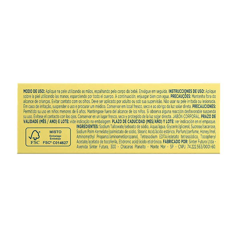 Sabonete em Barra Johnson's Baby Glicerinado Camomila 80g