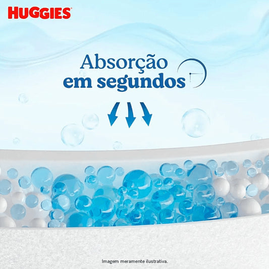 Fralda Huggies Rápida Absorção G 30 Unidades