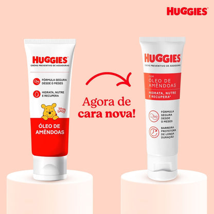 Creme Preventivo de Assaduras Huggies com Óleo de Amêndoas 30g
