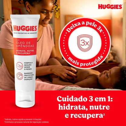 Creme Preventivo de Assaduras Huggies com Óleo de Amêndoas 30g