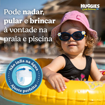 Fralda Praia e Piscina Huggies Little Swimmers G/XG 10 Unidades