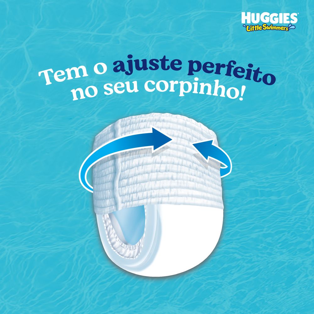 Fralda Praia e Piscina Huggies Little Swimmers G/XG 10 Unidades