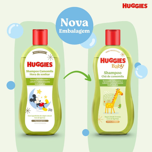 Shampoo Huggies Chá de Camomila Hora de Sonhar 200ml