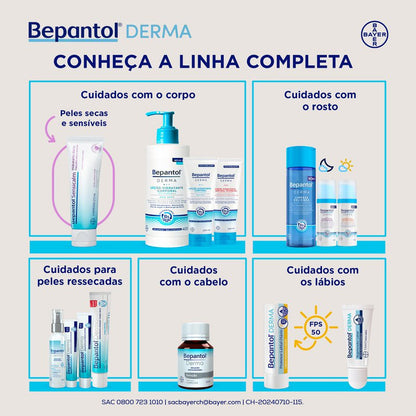 Loção Corporal Diária Bepantol Derma Hidratante Restaurador Pele Seca 200ml