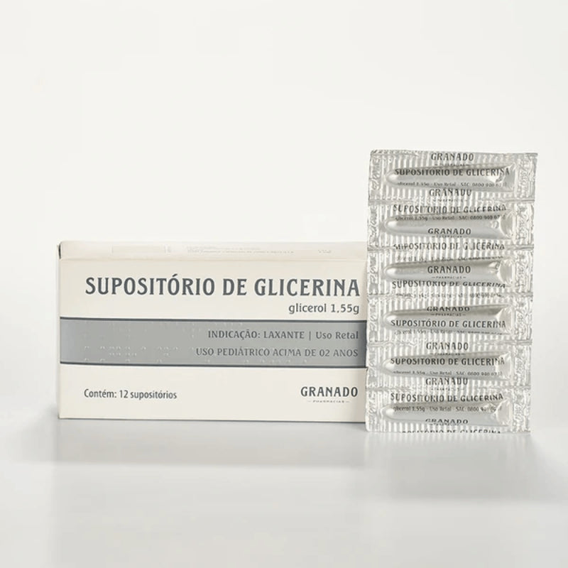 Supositório de Glicerina Pediátrico Granado 12 Unidades