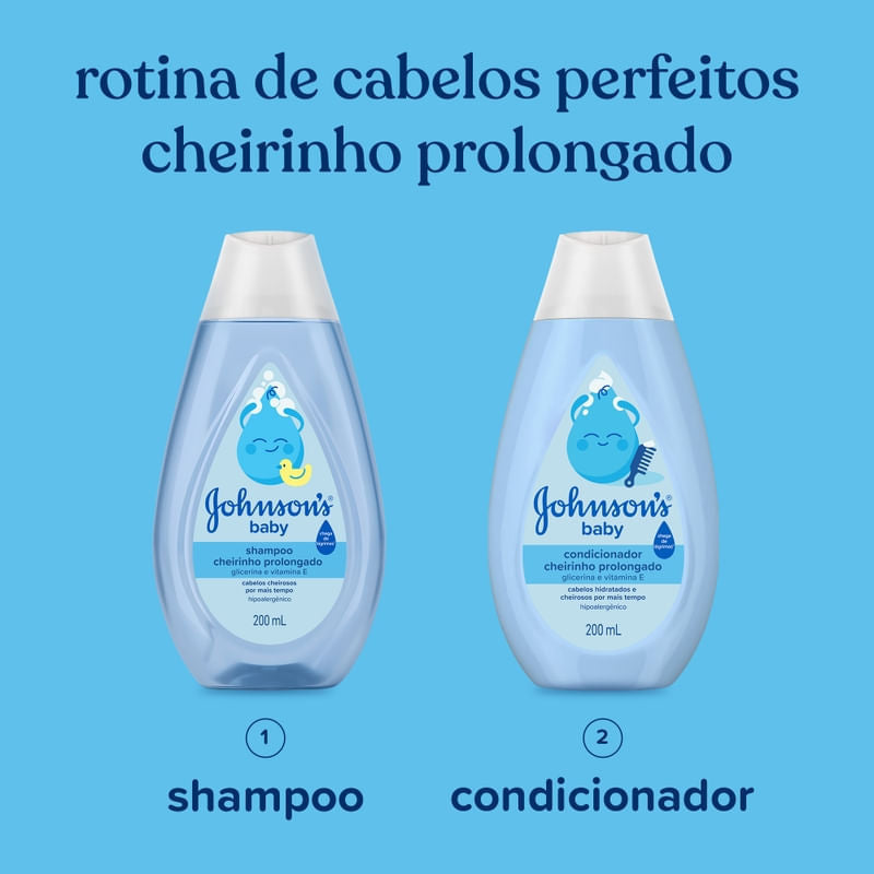 Condicionador Johnson's Baby Cheirinho Prolongado 200ml