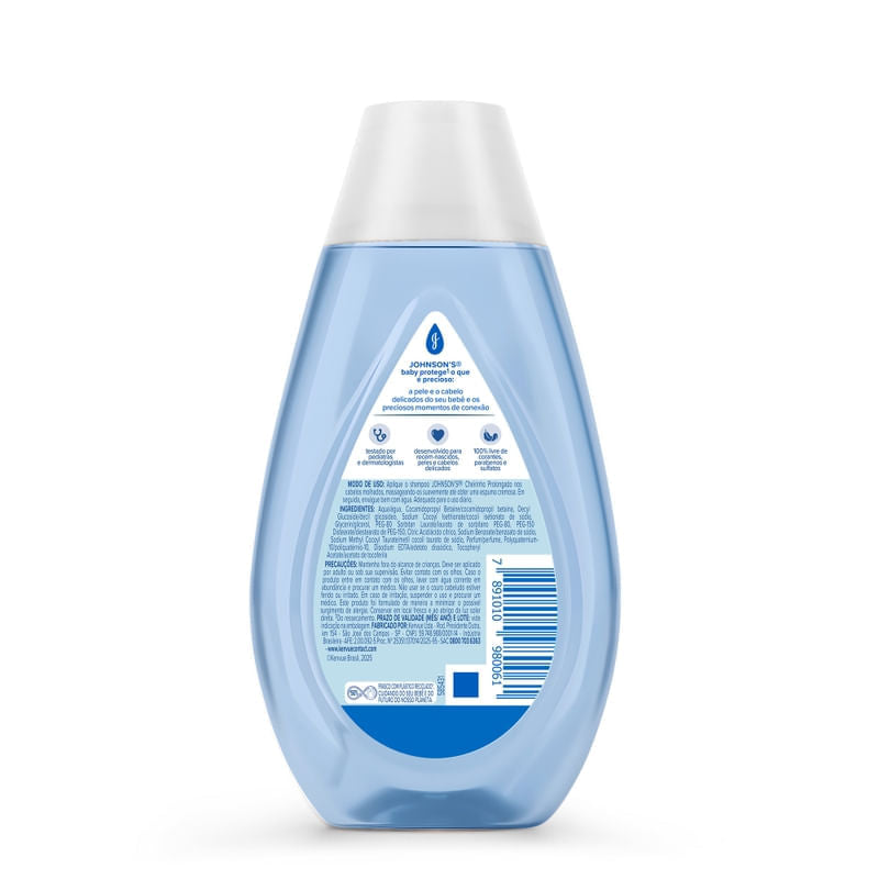 Shampoo Johnson's Baby Cheirinho Prolongado 200ml