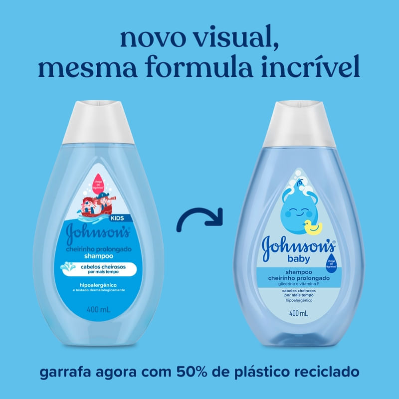 Shampoo Johnson's Baby Cheirinho Prolongado 400ml