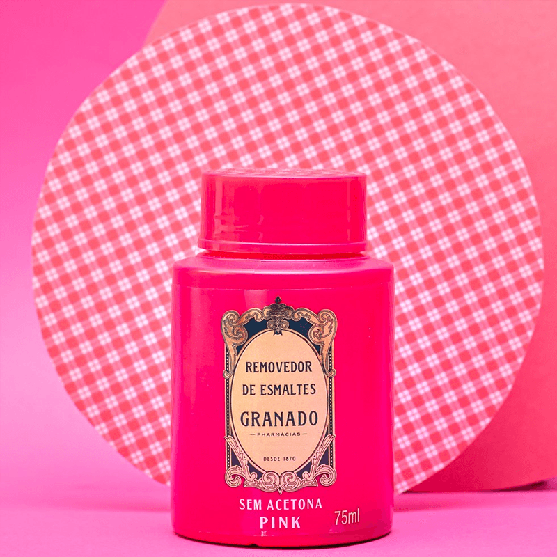 Removedor de Esmalte Granado Pink 75ml
