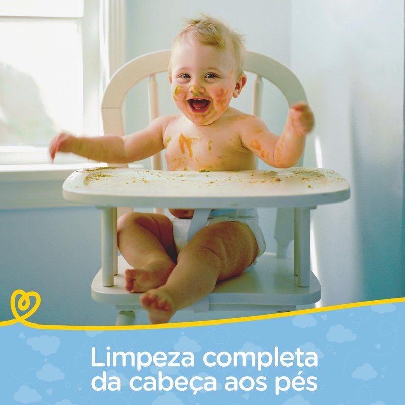 Lenços Umedecidos Pampers Cheirinho de Bebê 48 Unidades