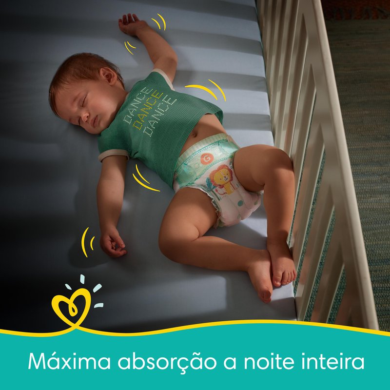 Fraldas Pampers Confort Sec P 50 Unidades