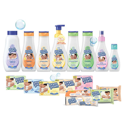 Sabonete em Barra Infantil Pom Pom Loção Hidratante 80g