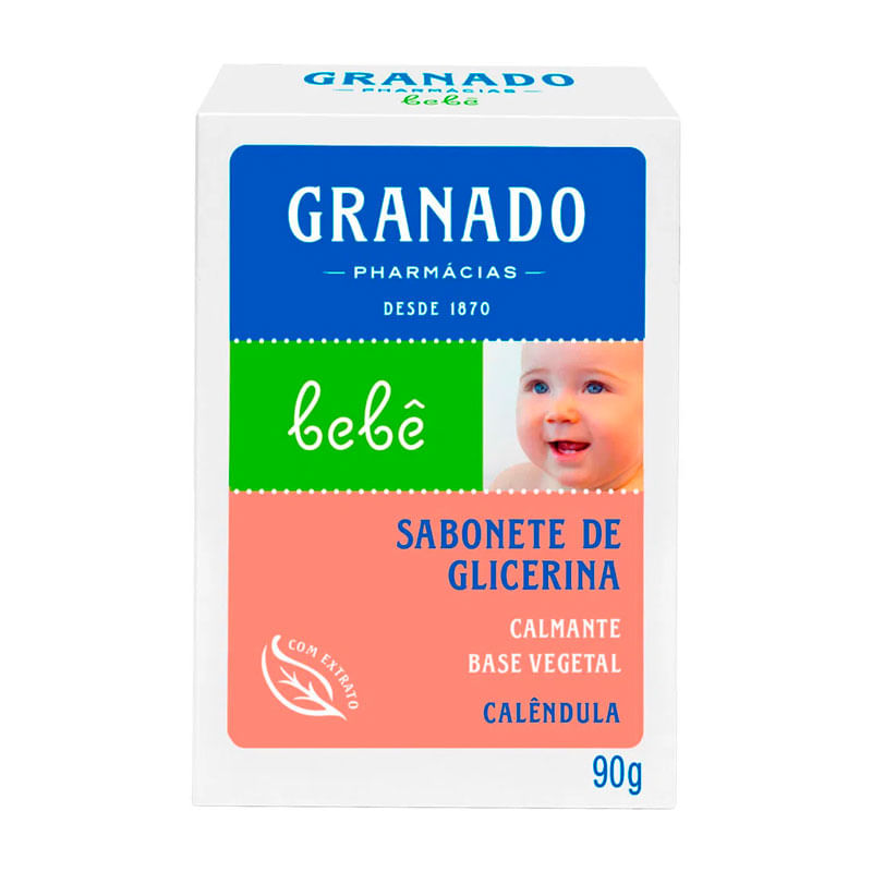 Sabonete em Barra de Glicerina Granado Bebê Calêndula 90g