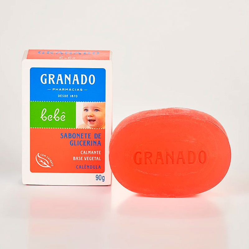 Sabonete em Barra de Glicerina Granado Bebê Calêndula 90g