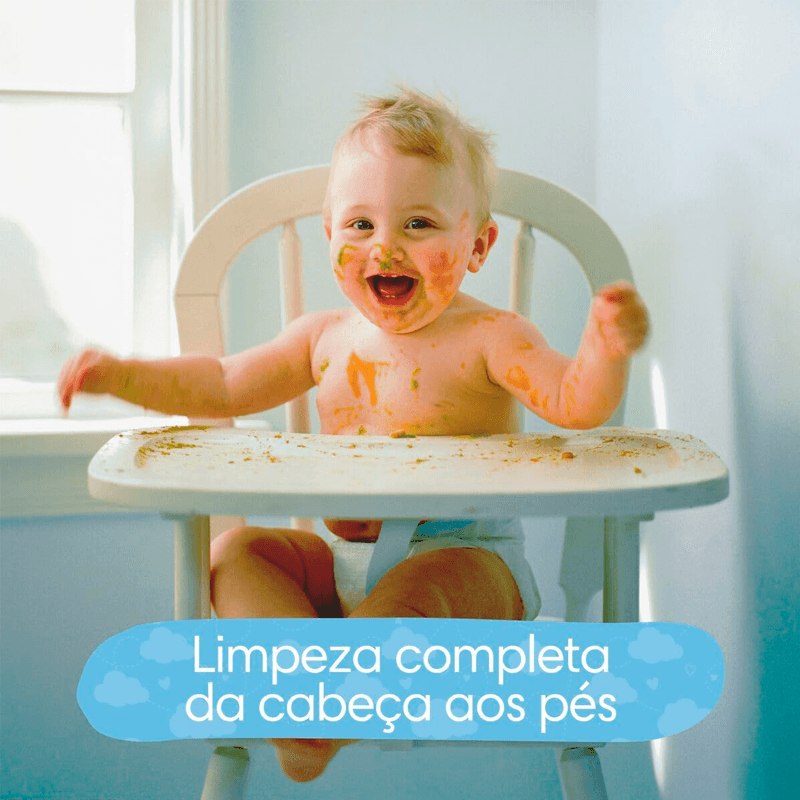 Lenços Umedecidos Pampers Cheirinho de Bebê 192 Unidades