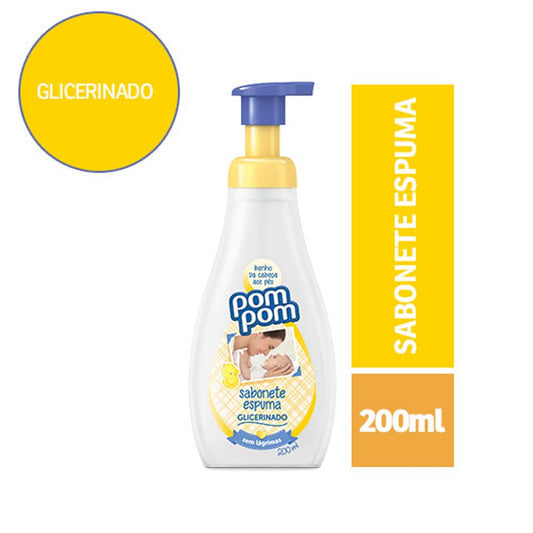 Sabonete Espuma Pompom Glicerinado 200ml