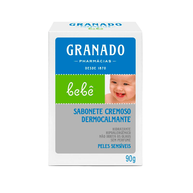 Sabonete de Glicerina em Barra Granado Bebê Dermocalmante 90g