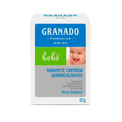 Sabonete de Glicerina em Barra Granado Bebê Dermocalmante 90g
