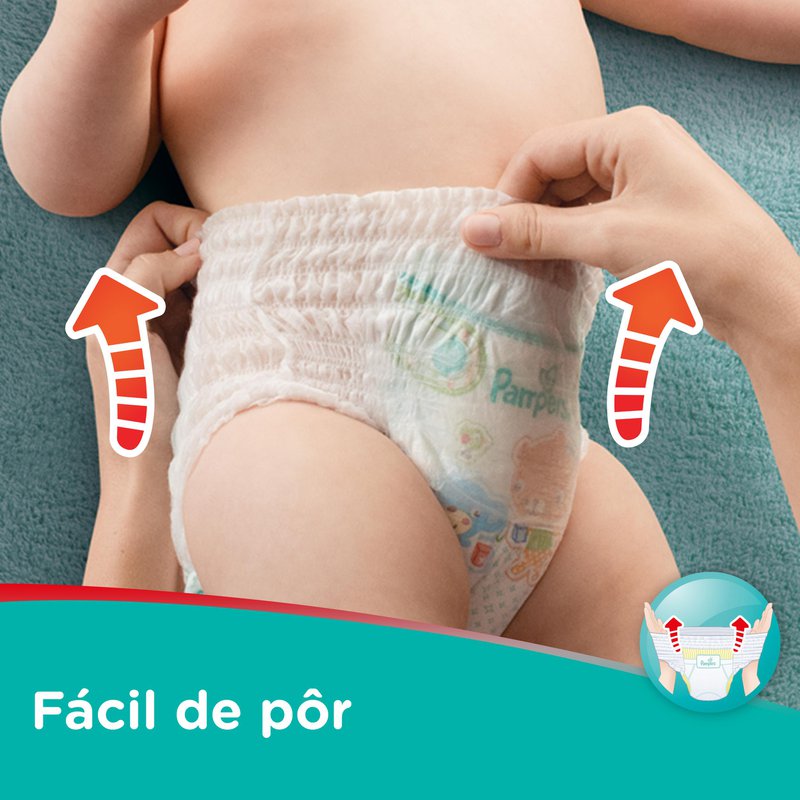 Fraldas Pampers Pants Ajuste Total XG 32 Unidades