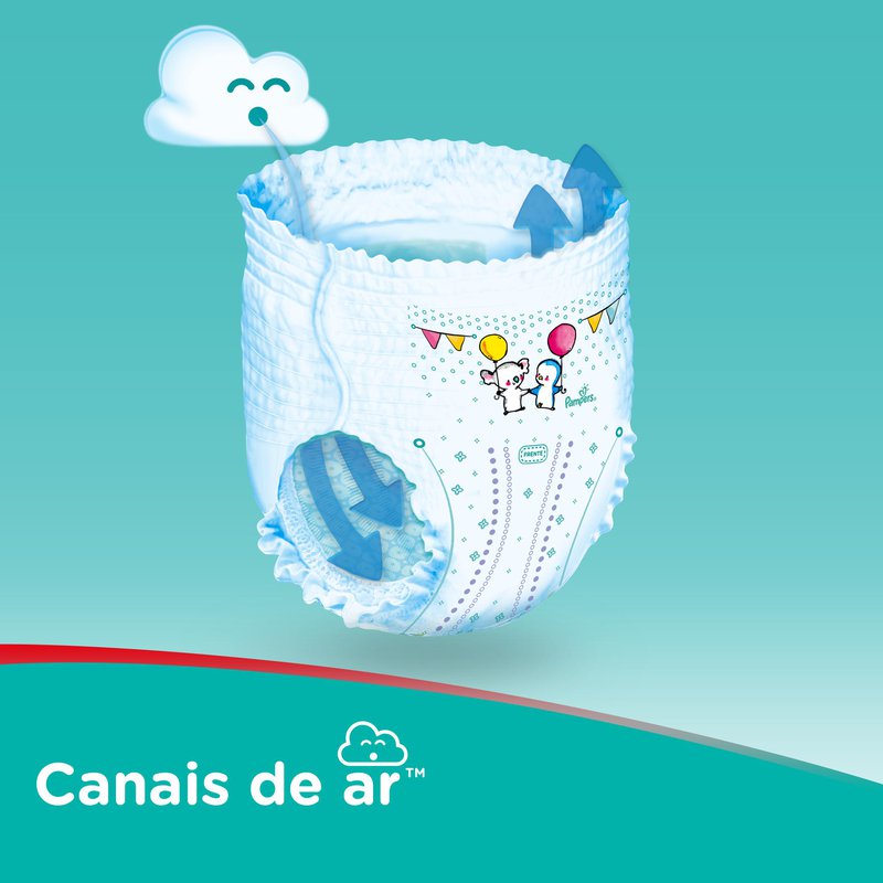 Fraldas Pampers Pants Ajuste Total XXG 28 Unidades