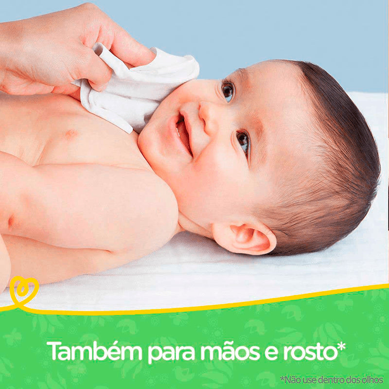 Lenços Umedecidos Pampers Aroma Aloe Vera 192 Unidades