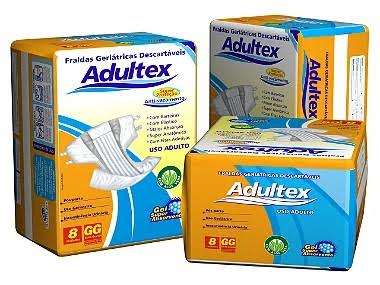 FRALDA GERIÁTRICA ADULTEX GG - FARDO COM 80 UNIDADES