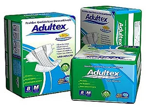 FRALDA GERIÁTRICA ADULTEX M - FARDO COM 80 UNIDADES